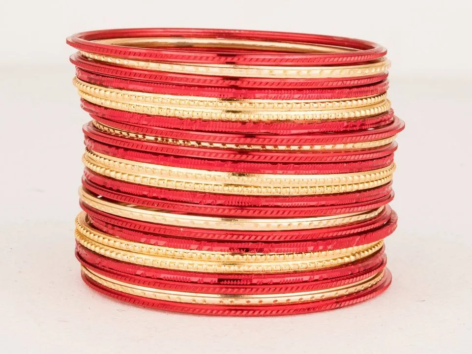 Before: Bangle stack, as photographed
