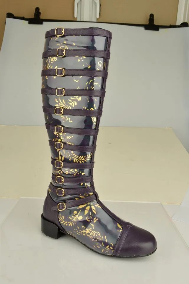 Before: Buckled knee boot, as photographed