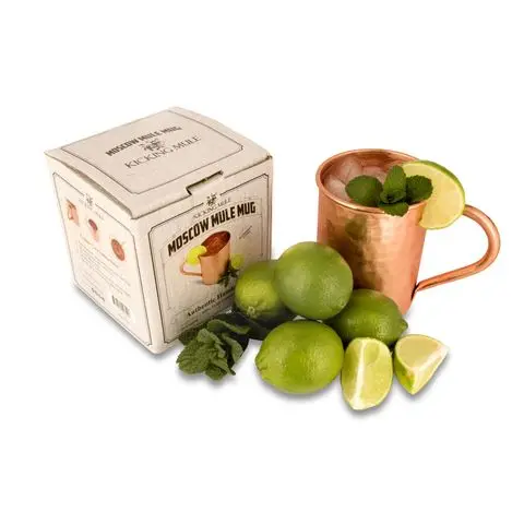 Copper mug and its box